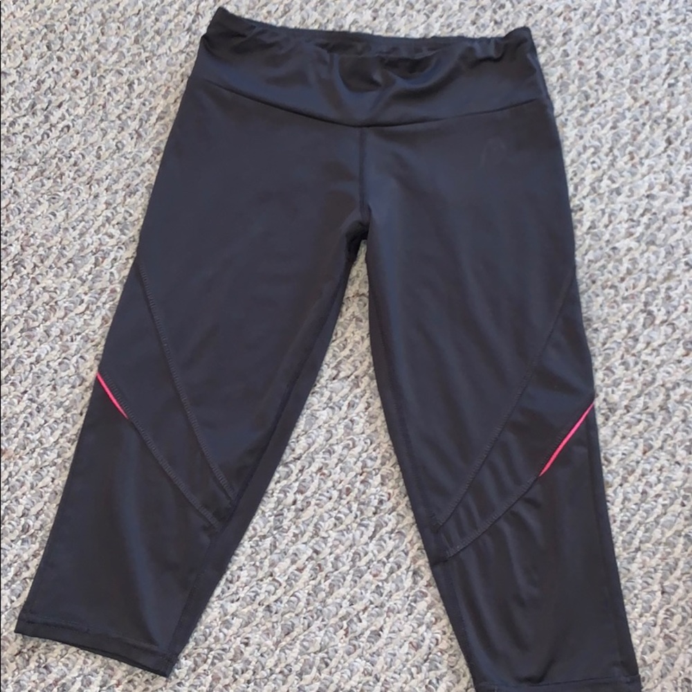 Gray Athletic Capri Leggings